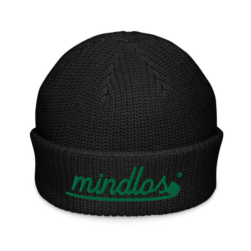 Mindlos Black Fisherman beanie