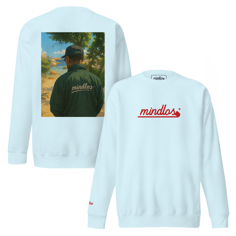 Mindlos Sky Blue Unisex Premium Sweatshirt