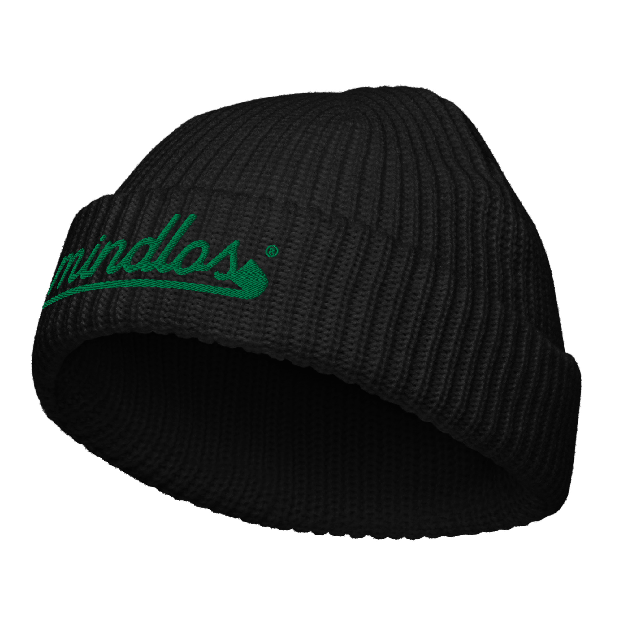 Mindlos Black Fisherman beanie