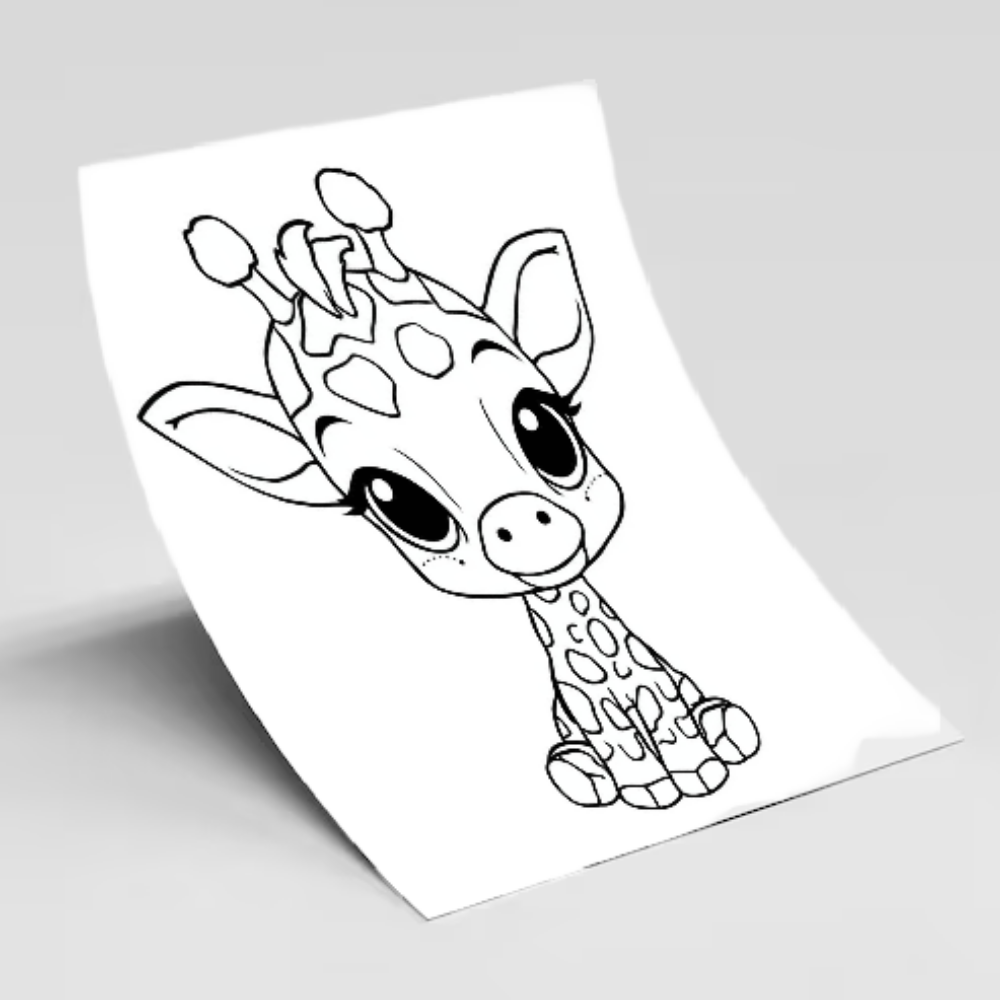 دفتر تلوين حيوانات الغابة للأطفال