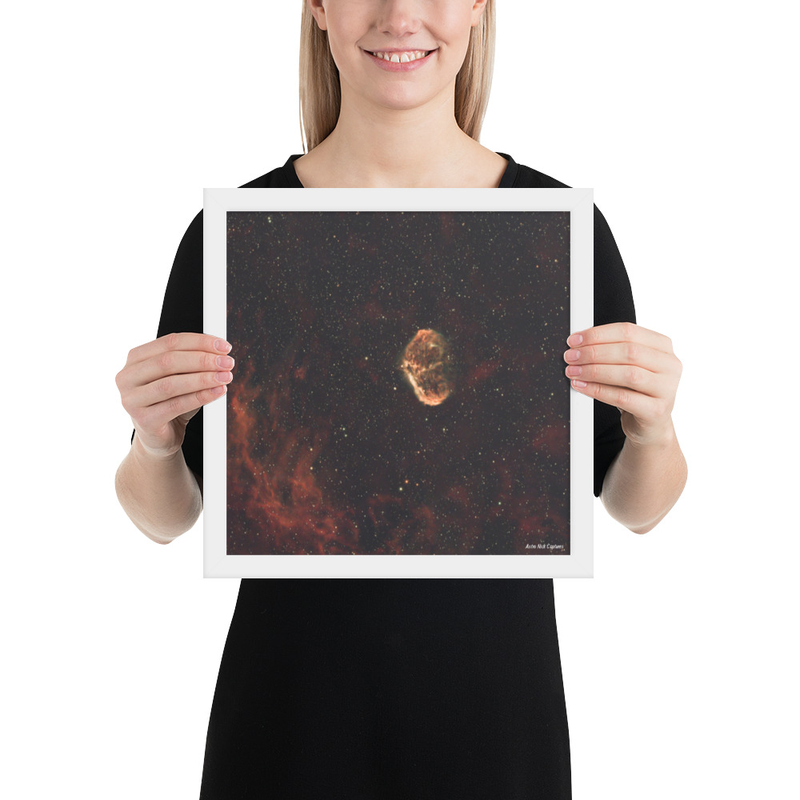 Crescent Nebula Framed 