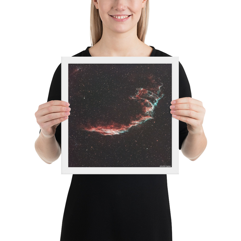 Eastern Veil Nebula Framed