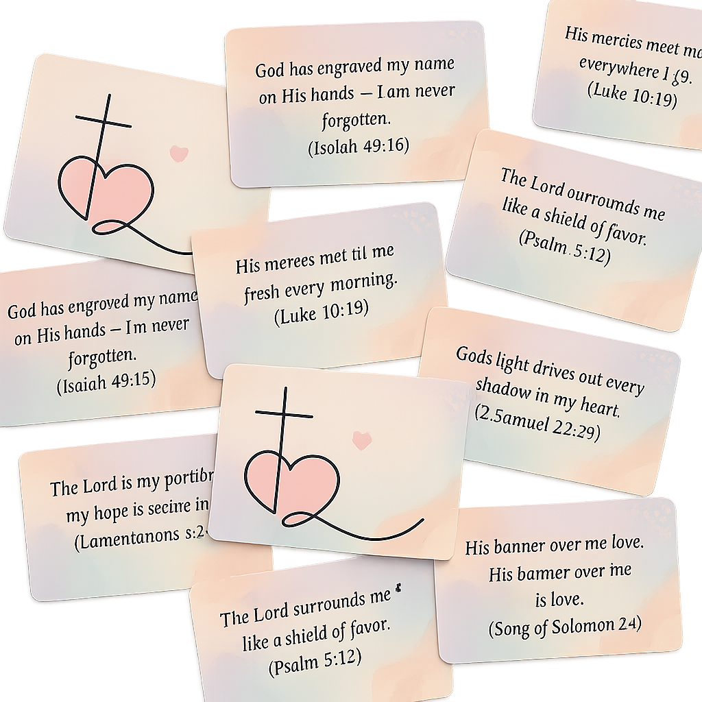 Christian Affirmation Cards (Printable)