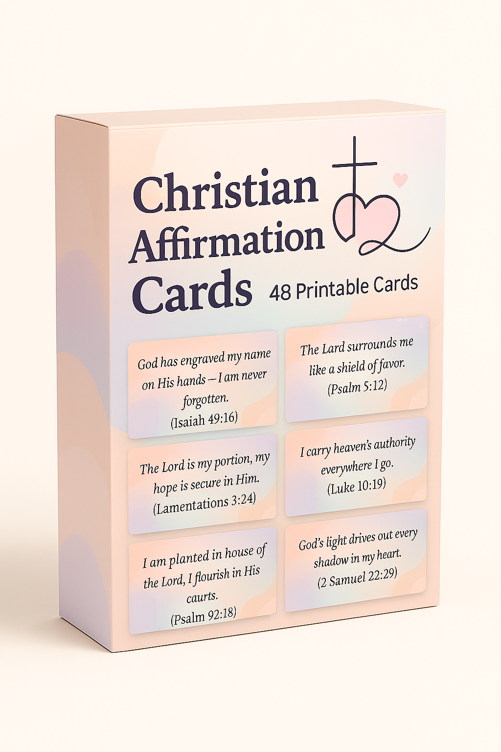 Christian Affirmation Cards (Printable)