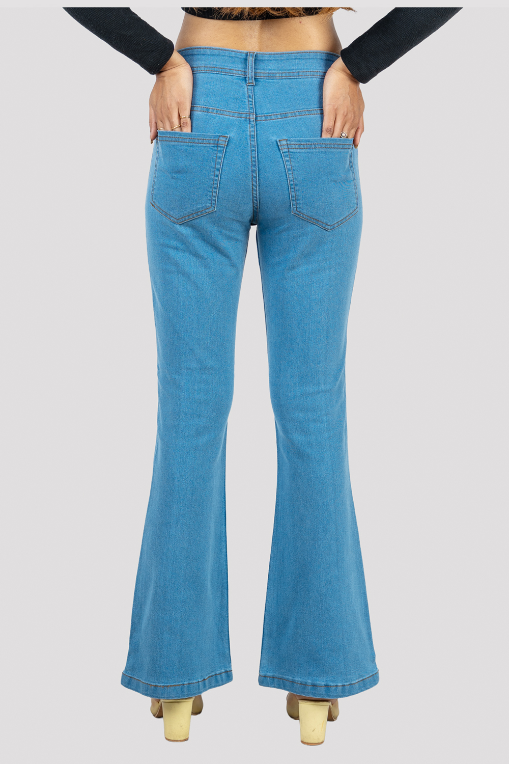 High Waist Flared Jeans
