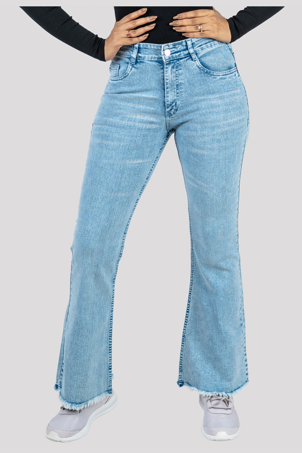 High Waist Flared Jeans