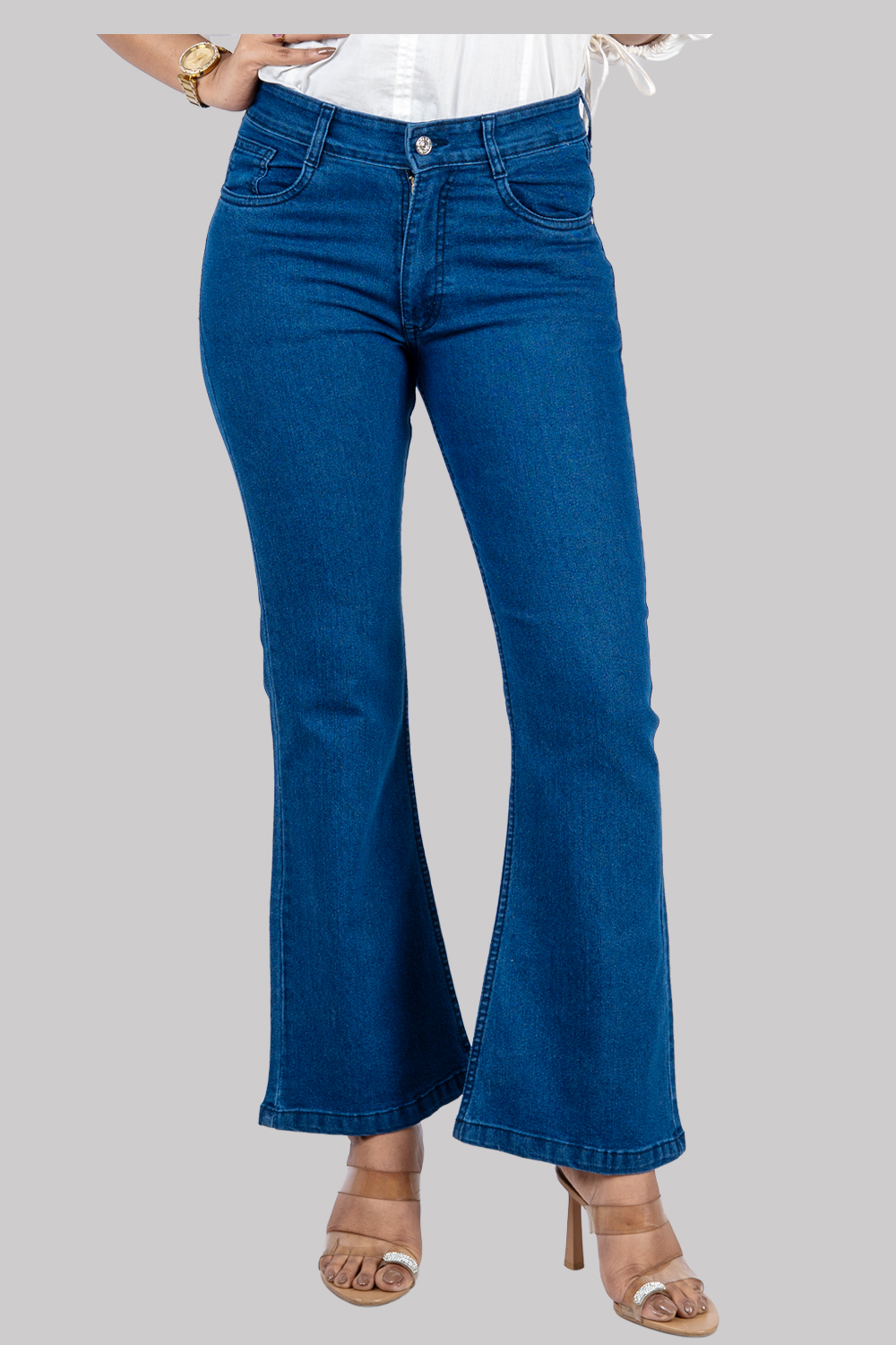 Classic Blue Flared Jeans