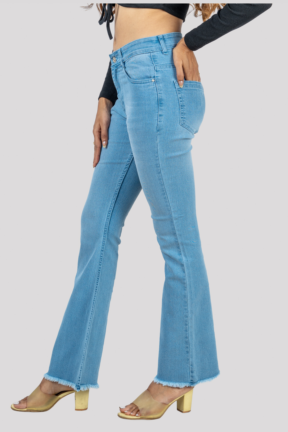 High-Rise Flared Jeans