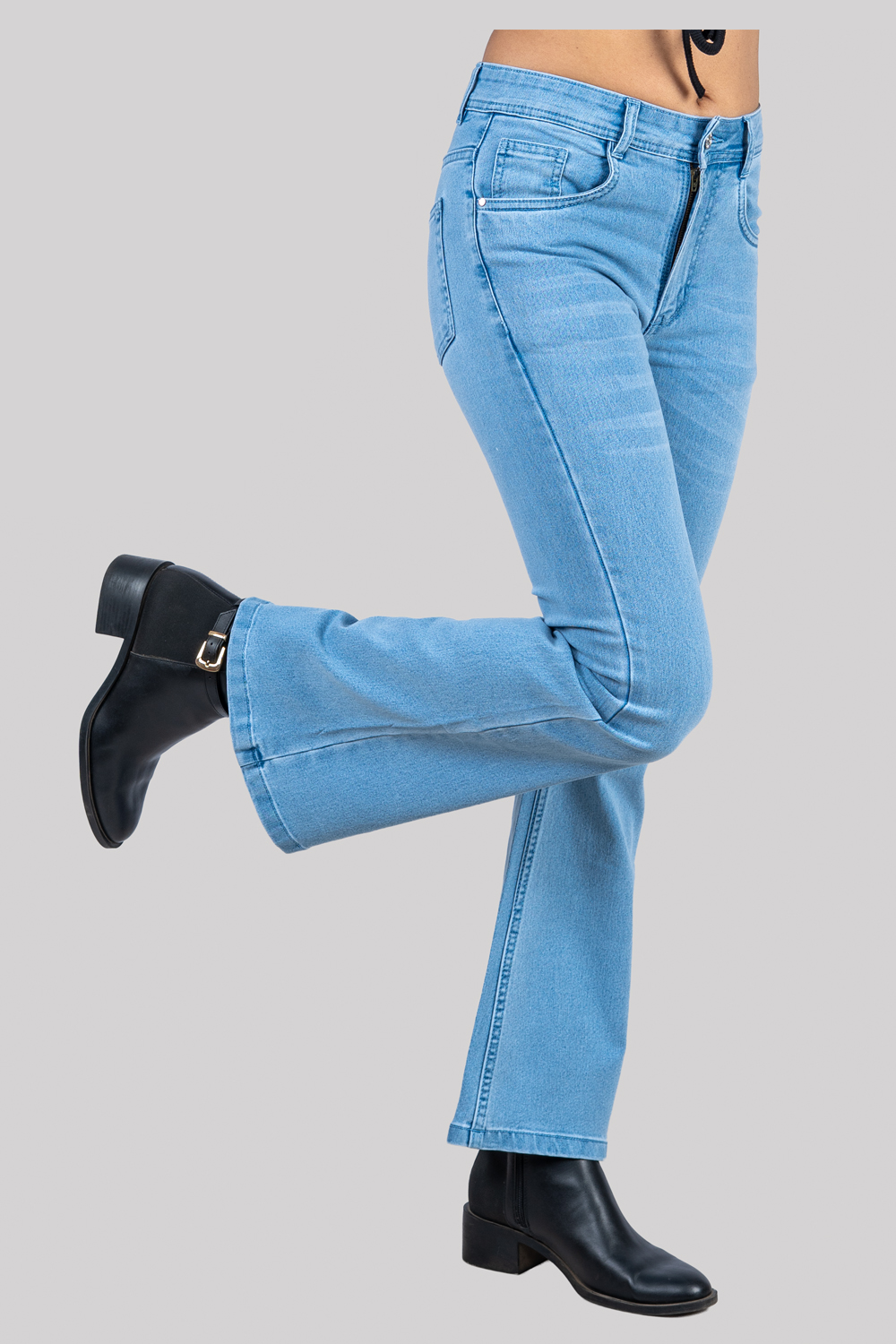 High Waist Flared Jeans