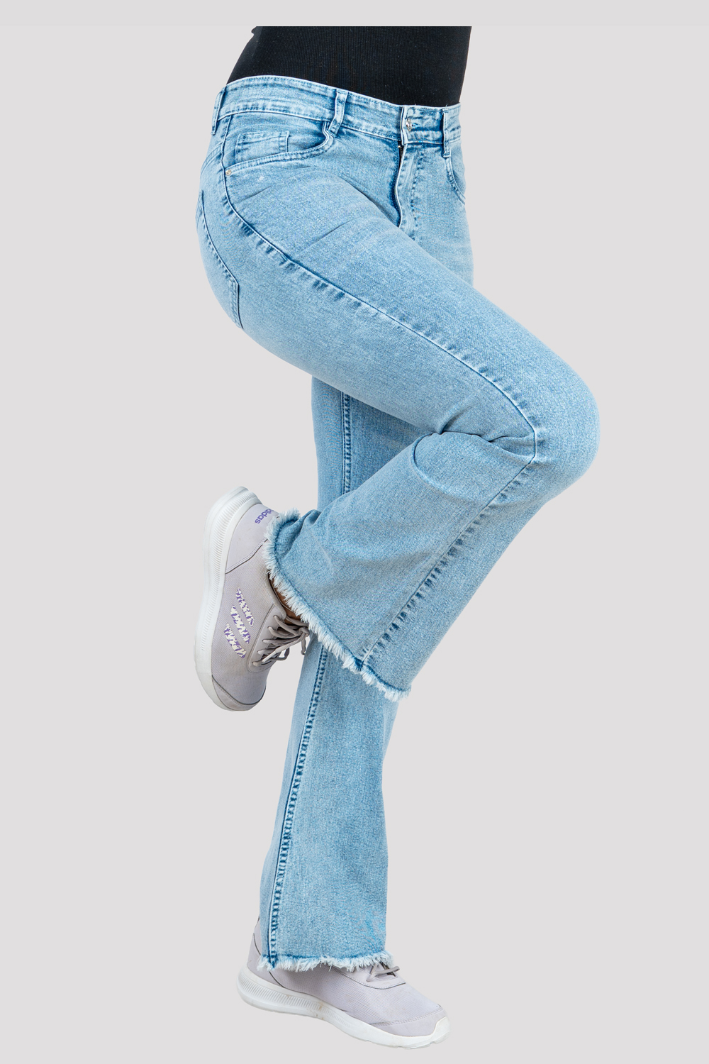 High Waist Flared Jeans