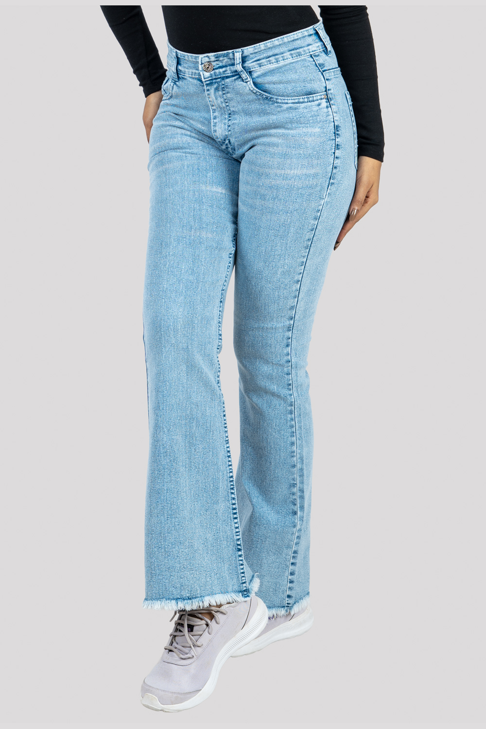 High Waist Flared Jeans