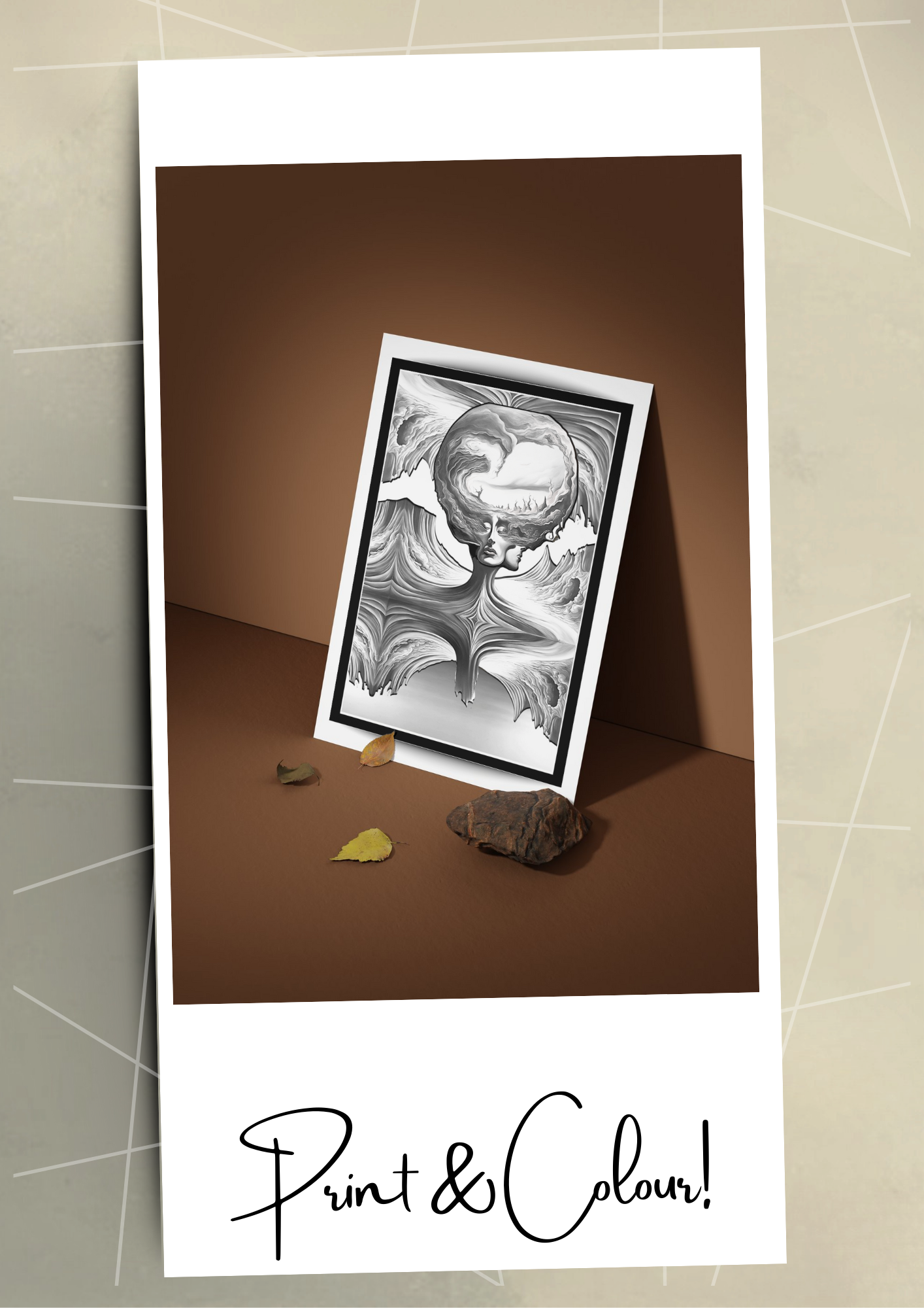 Surrealism adult coloring pages 