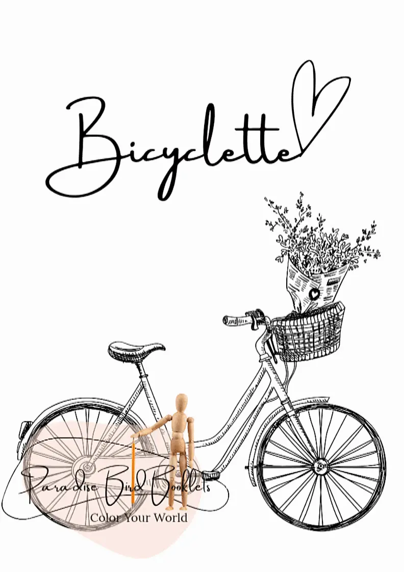 Paris adult coloring pages 