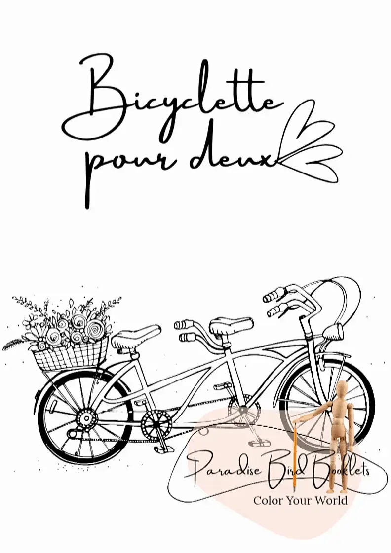 Paris adult coloring pages 