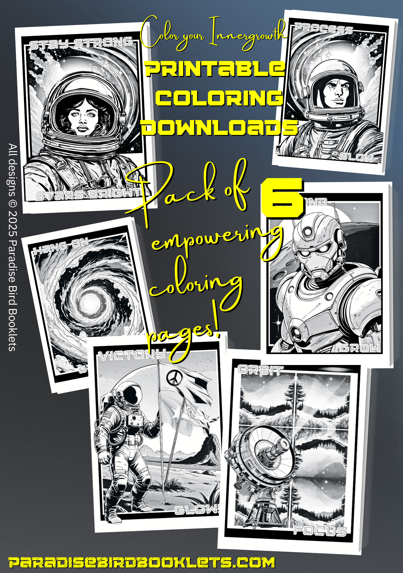 Galaxy adult coloring pages 