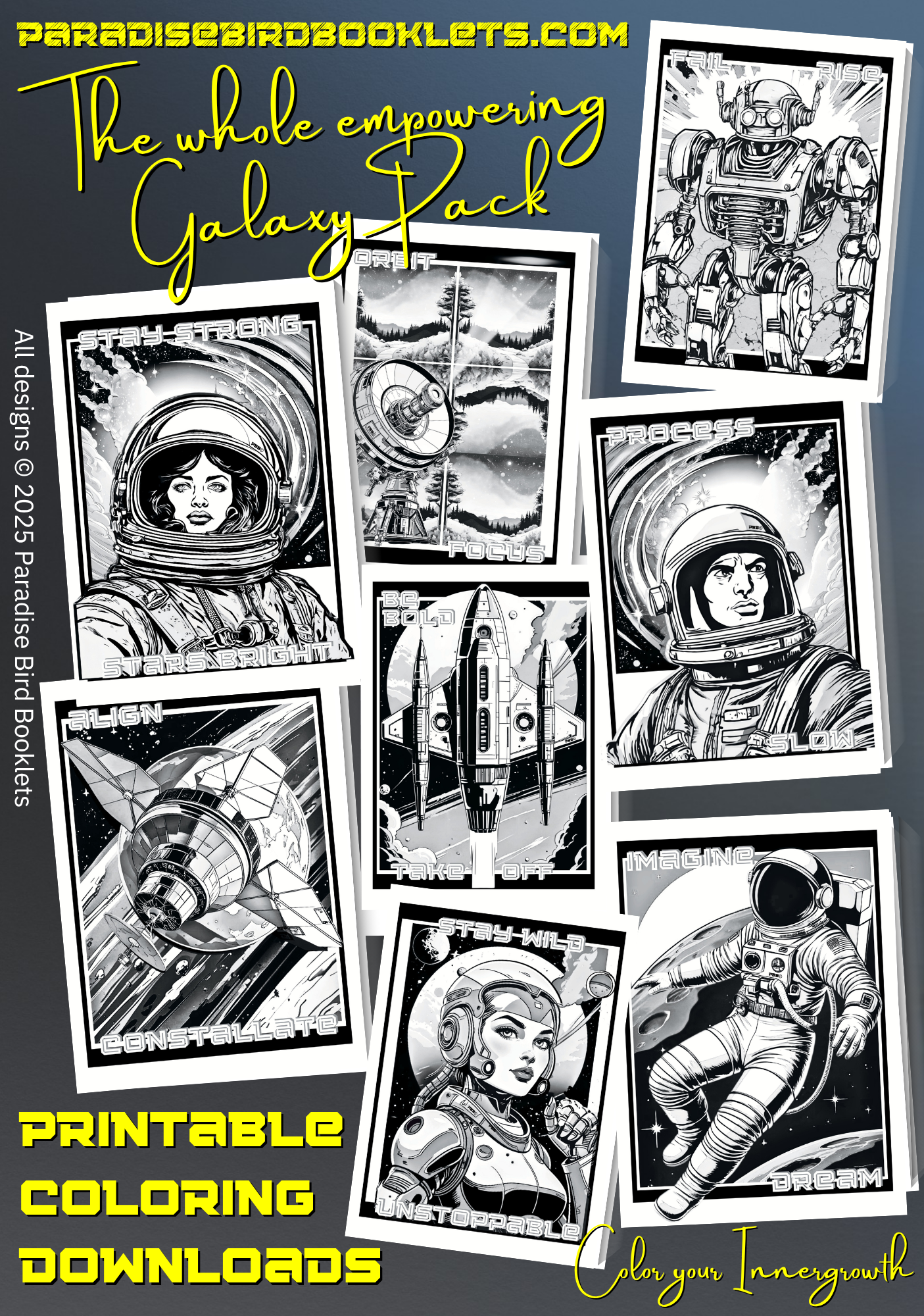 Galaxy adult coloring pages 