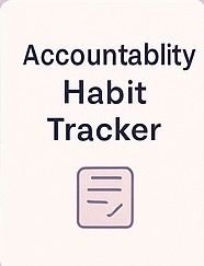 Accountability Habit Tracker