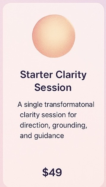 Starter Clarity Session