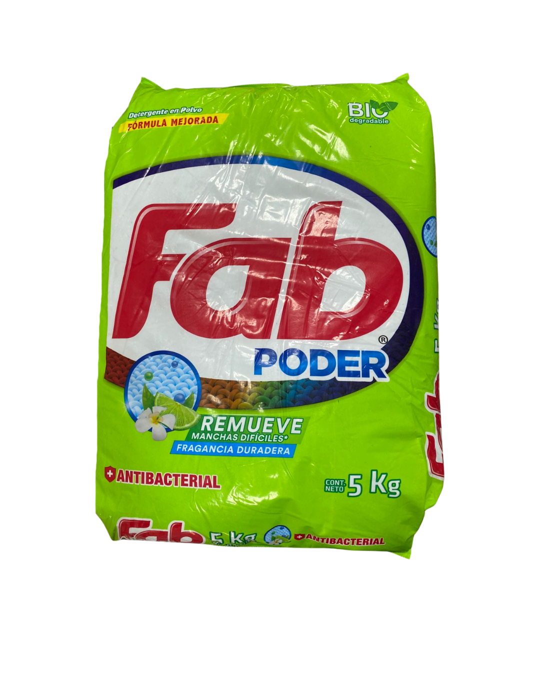 Fab Poder detergente en polvo 5 kg