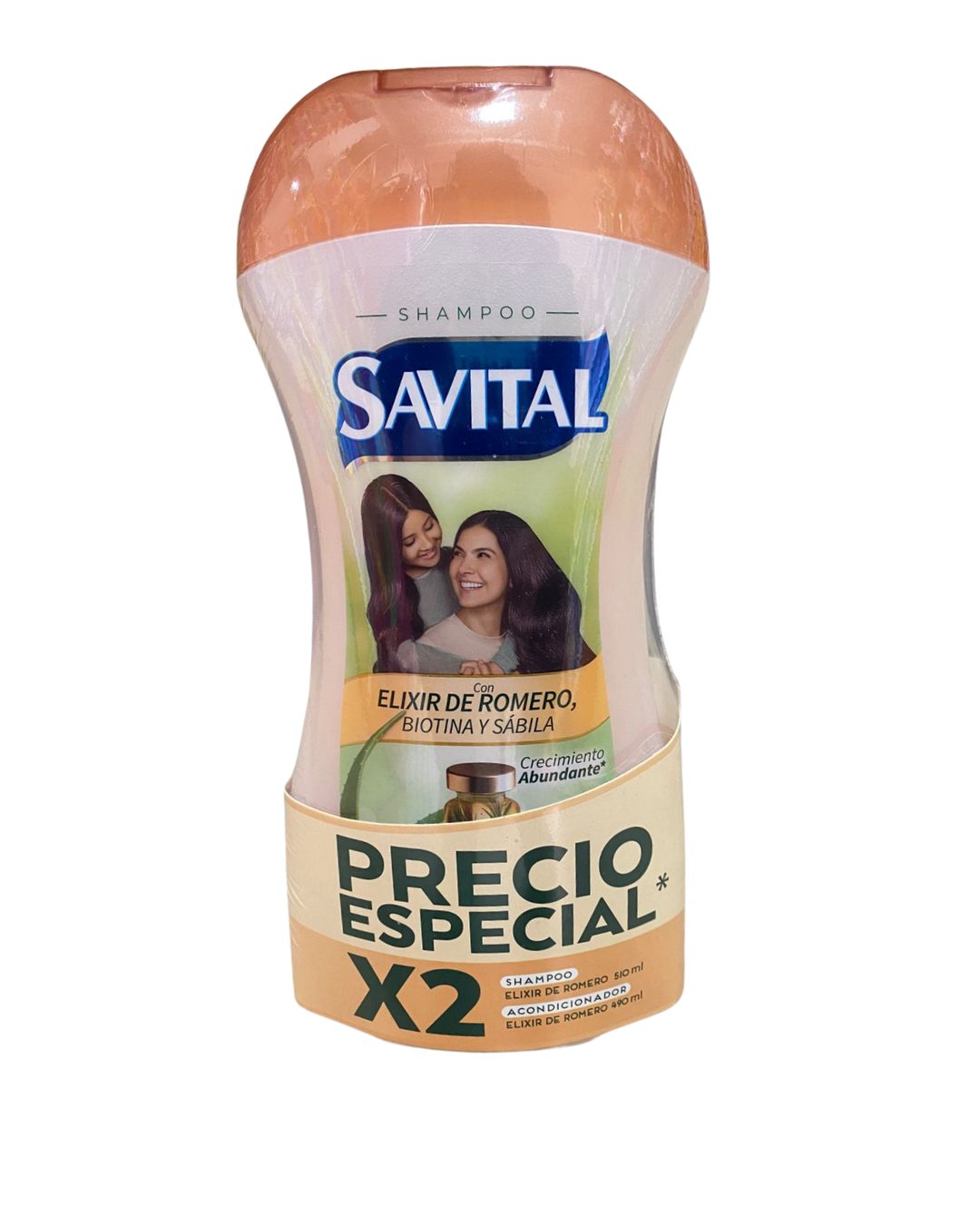 Shampoo Savital Elixir de Romero, Biotina y Sábila