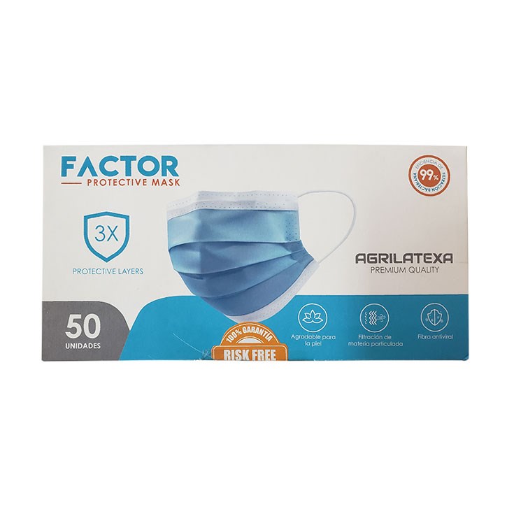 Cubrebocas Factor Agrilatexa