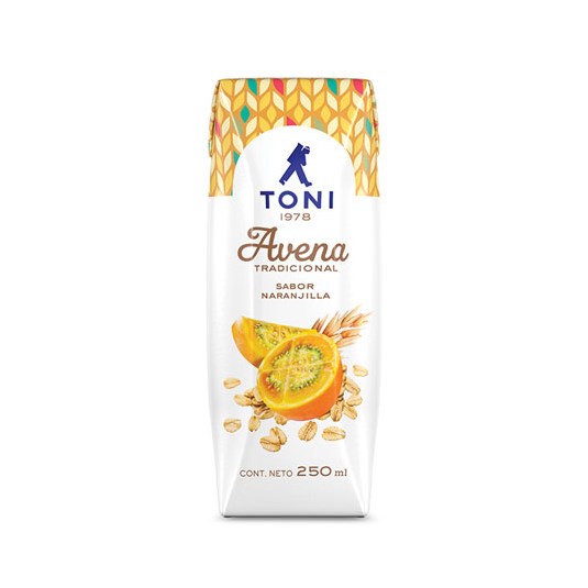 Avena Tradicional Sabor Naranjilla TONI