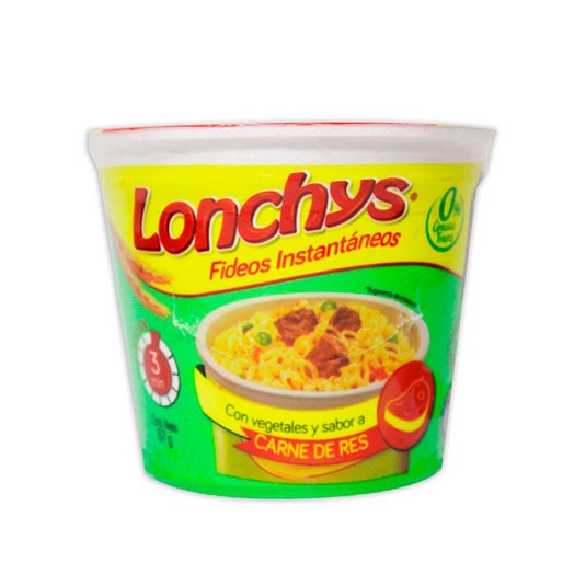 Lonchys Fideos Instantáneos