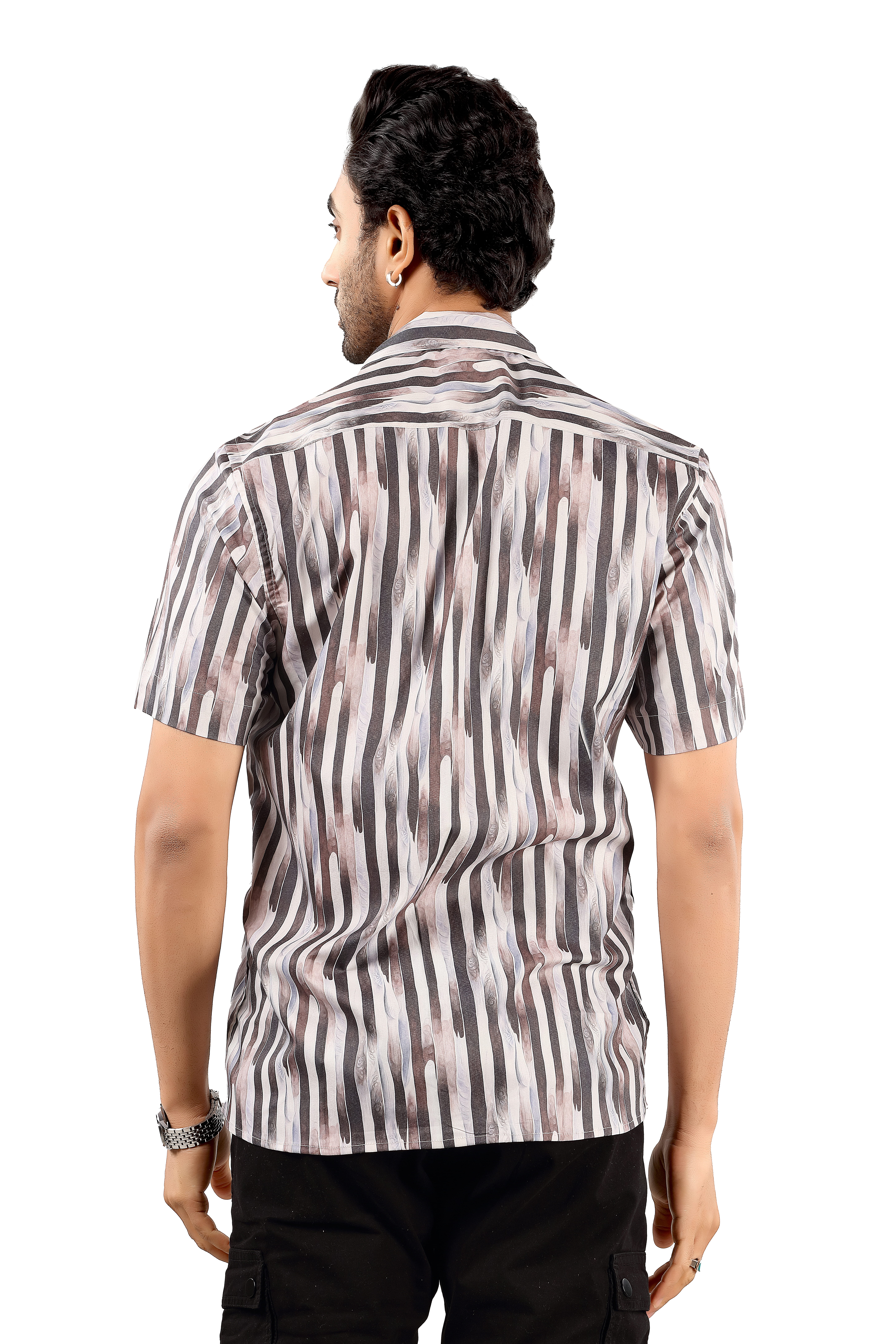 Cotton Men's Printed Casual Shirt
