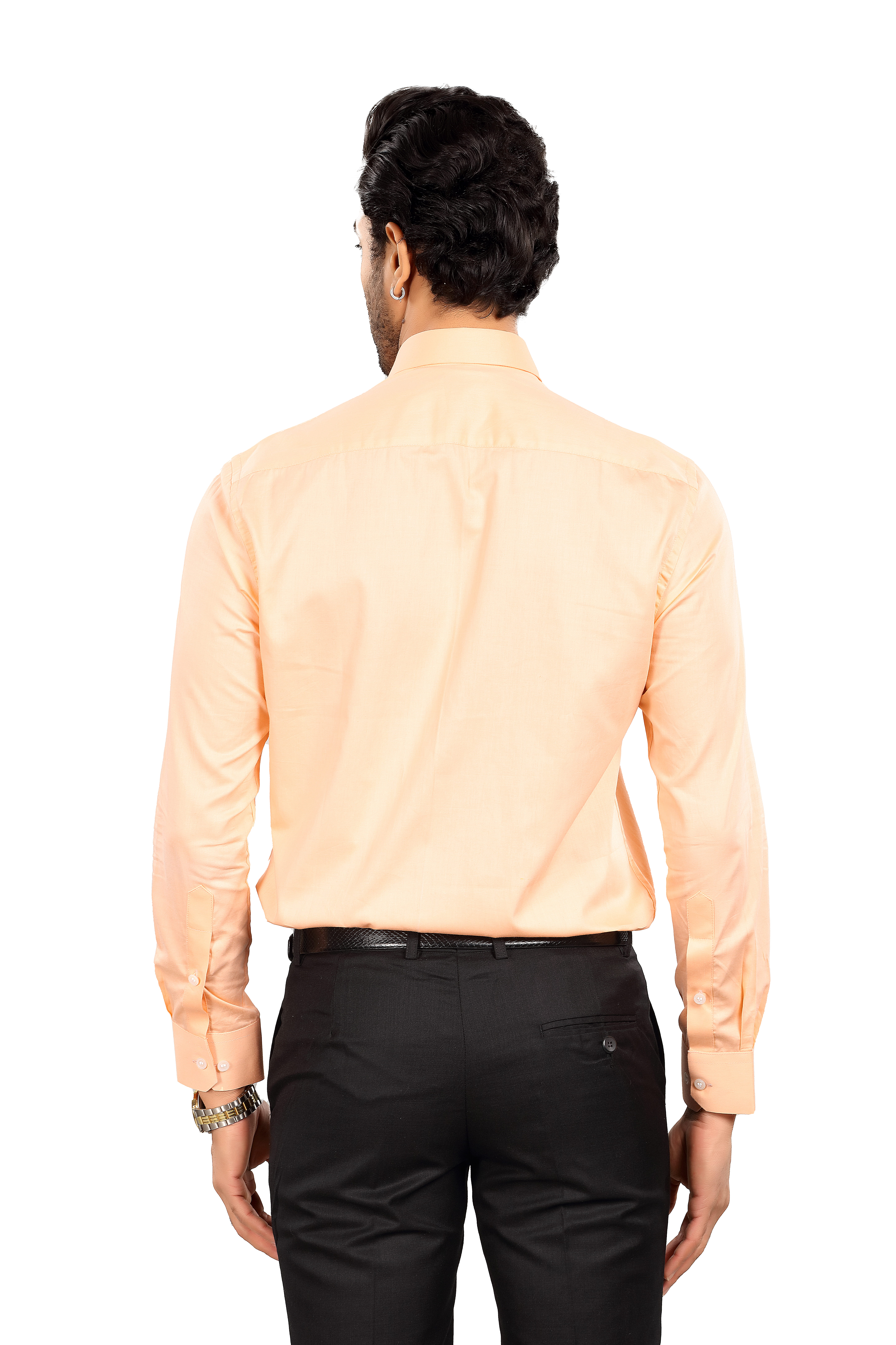 ALVONN Premium Formal Shirt – Peach Formal Shirt