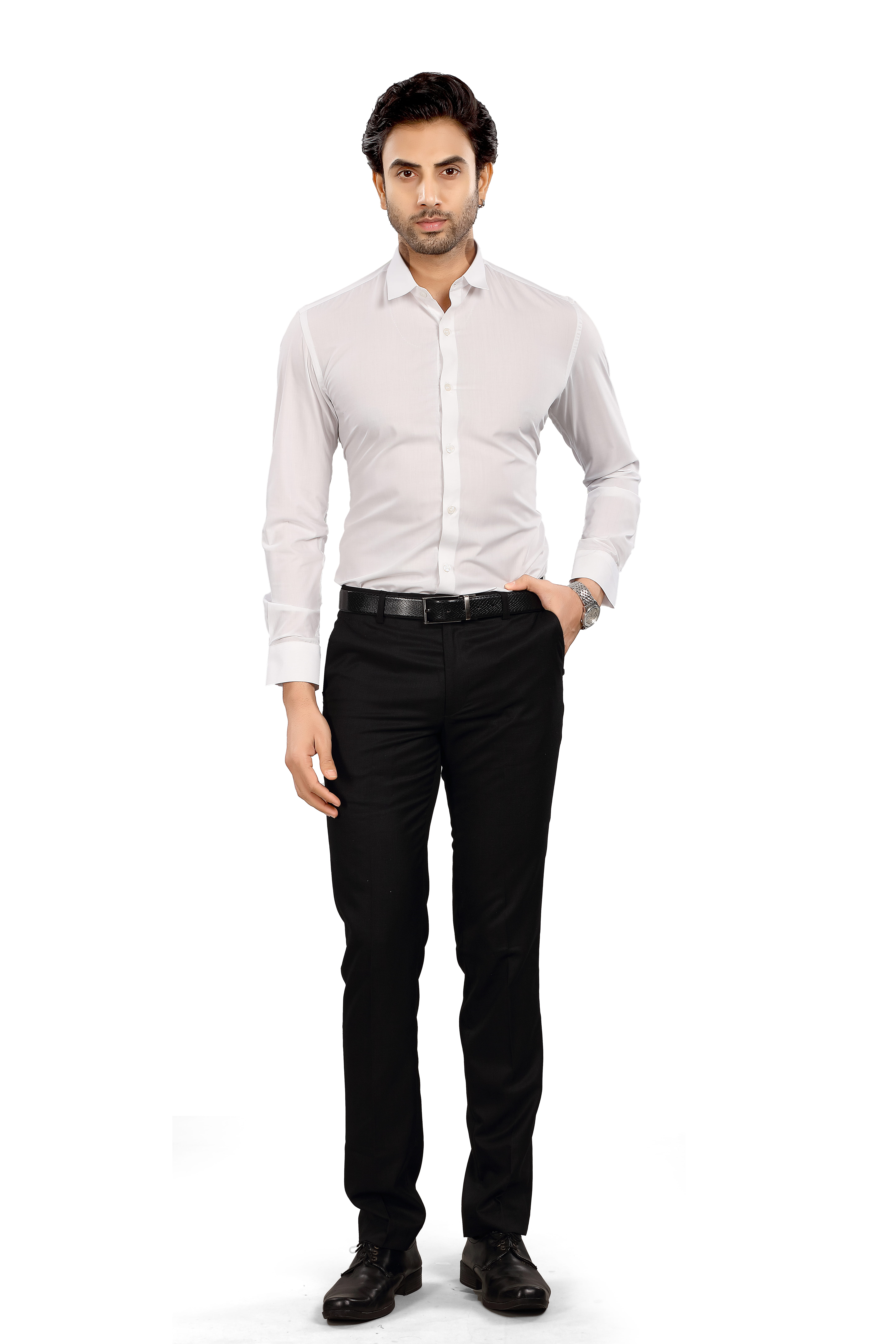 ALVONN Premium Formal Shirt –Classic White Formal Shirt