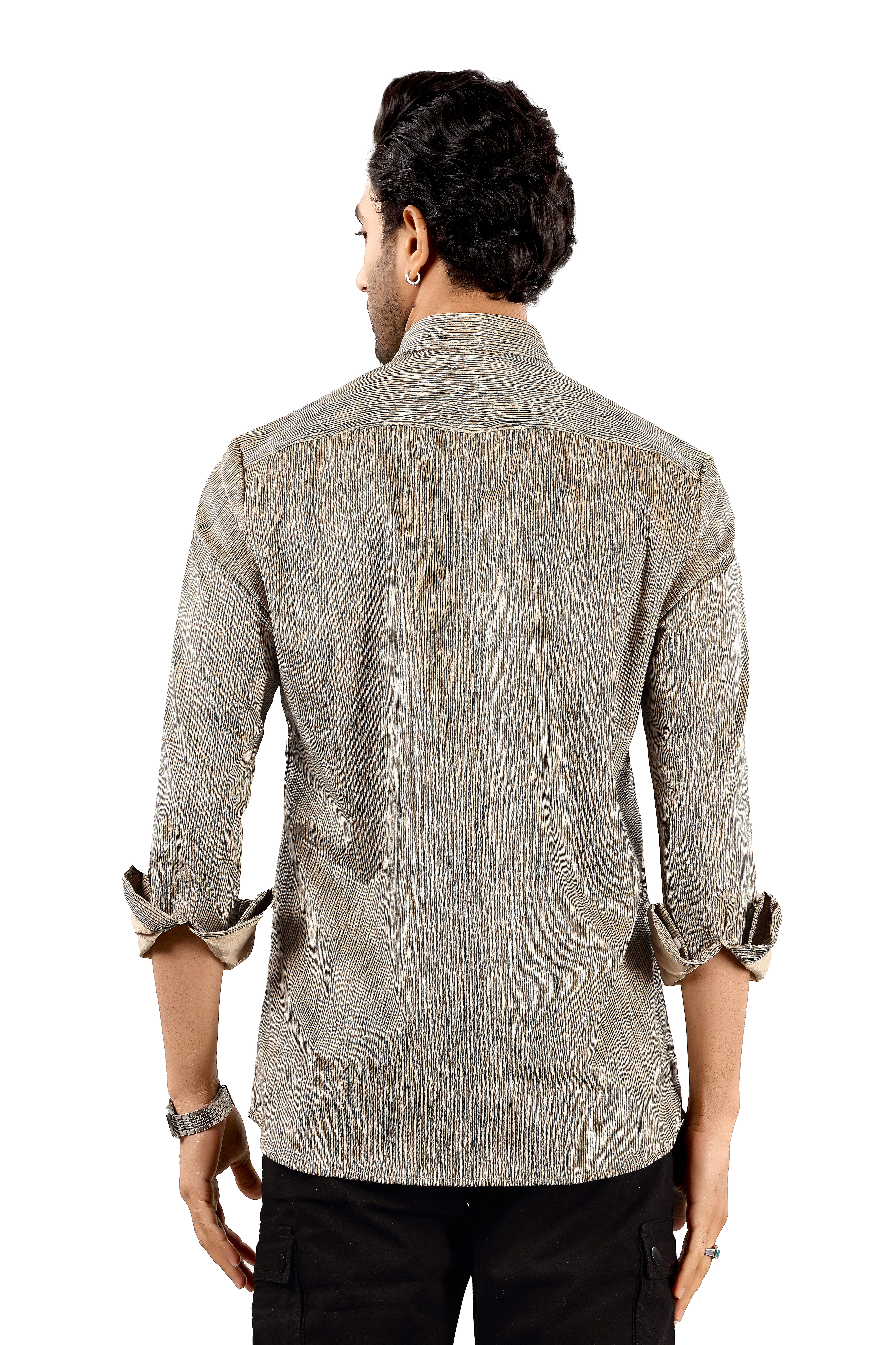 Men's Striped Casual Shirt