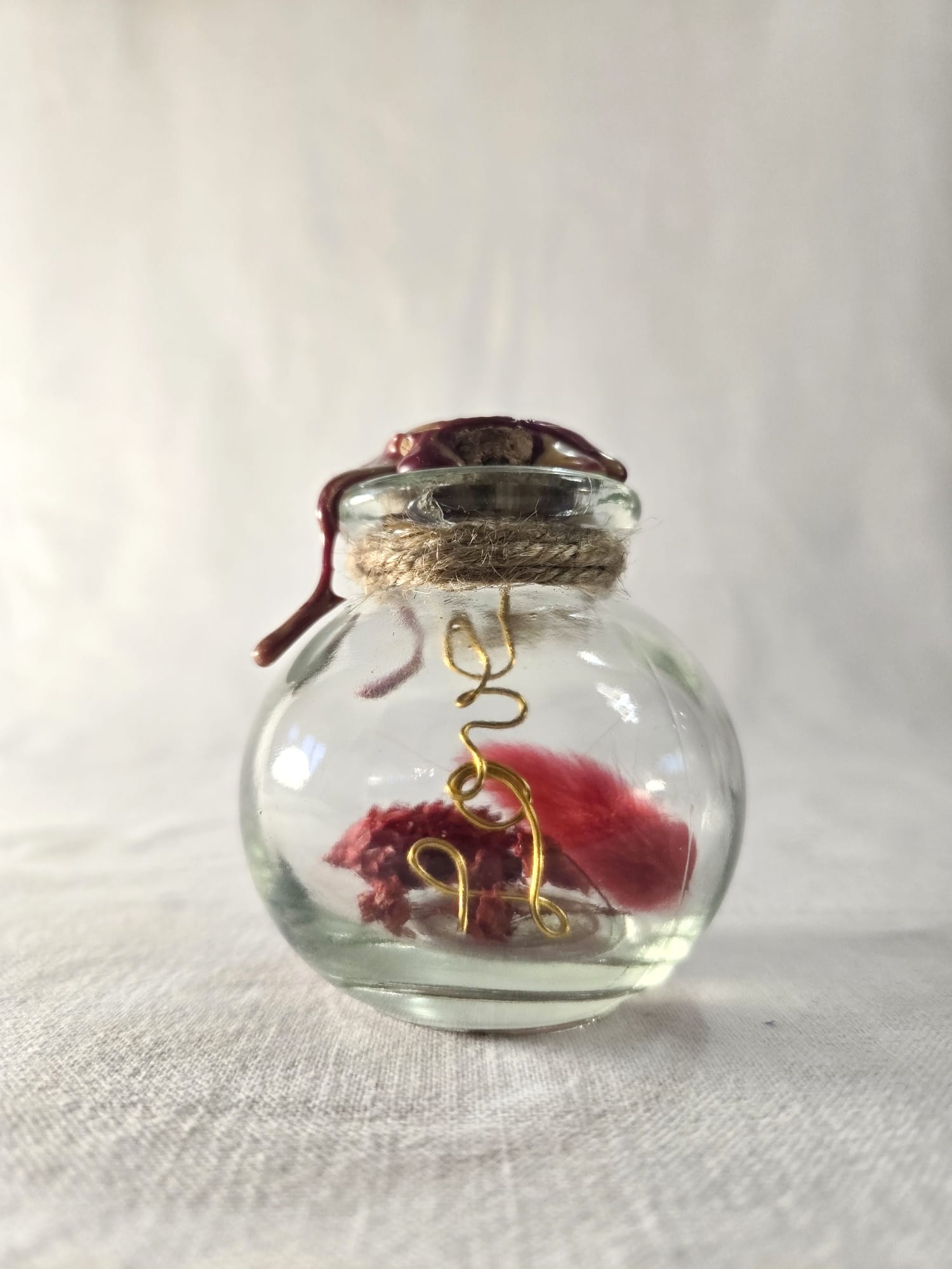 Fiole ronde scellée Love