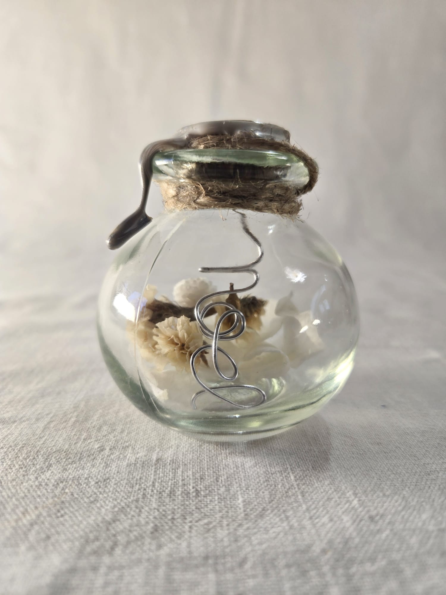 Fiole ronde scellée Noël