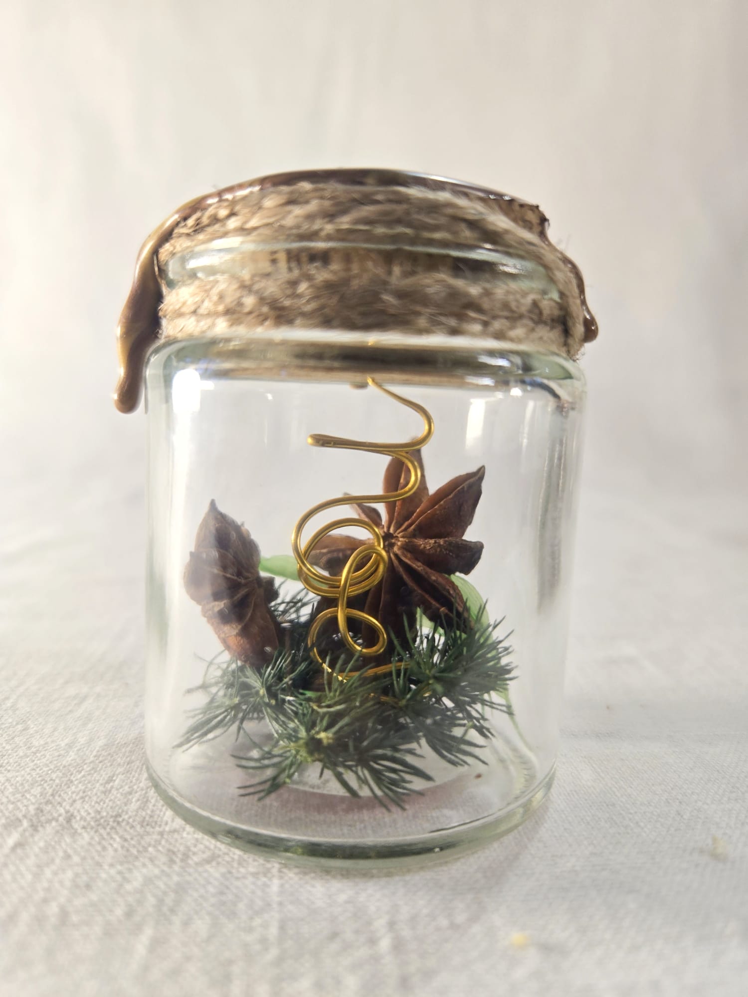 Fiole haute scellée Noël