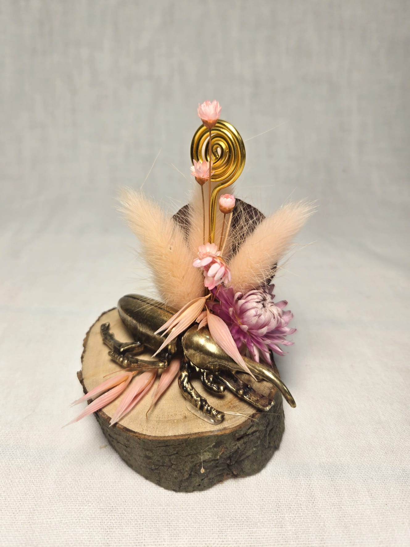 Porte photo avec sujet en laiton