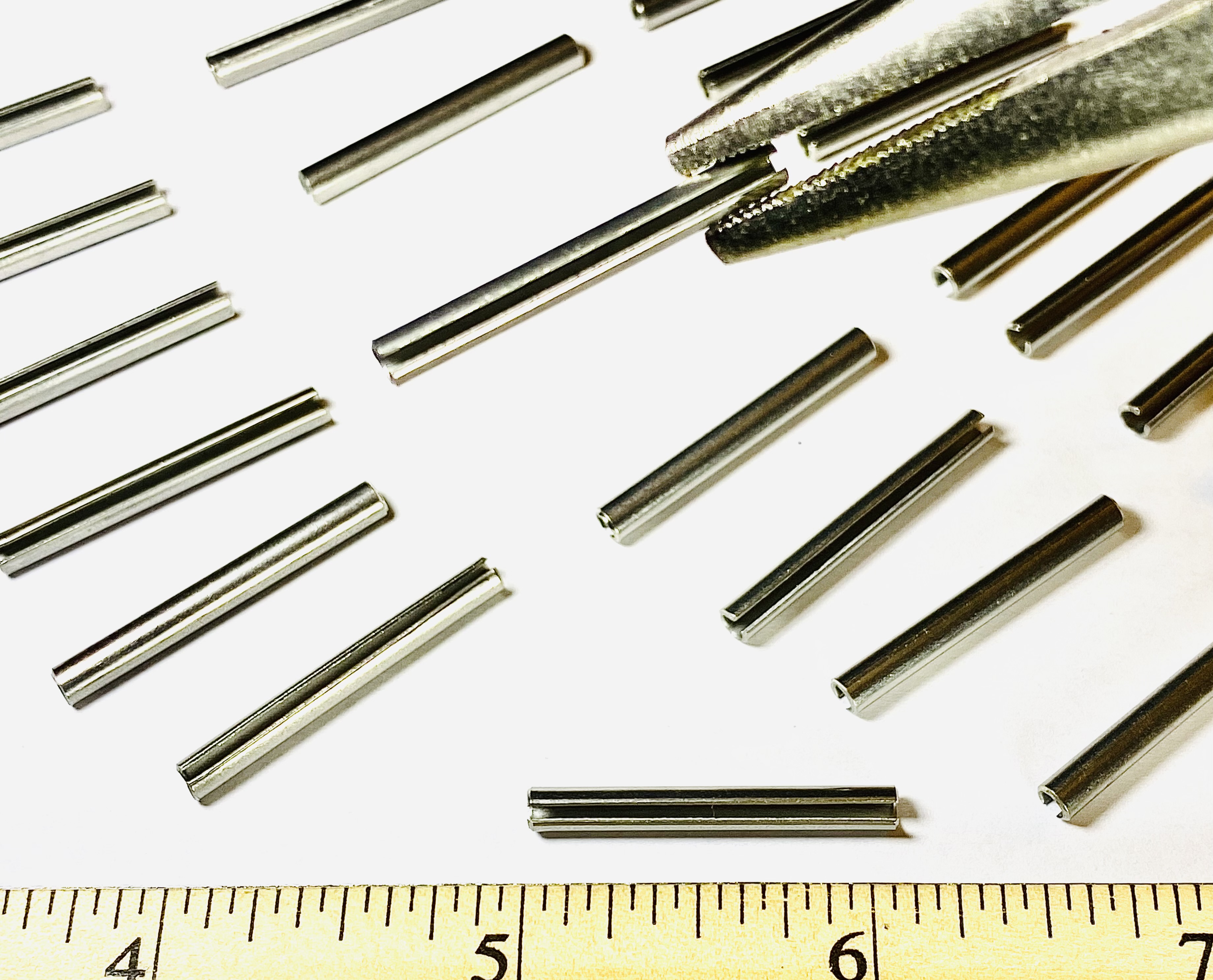 25 PACK - Stainless steel roll pins 1/8" x 1 1/8" OR 3mm x 28 mm - Handle pin, Pentair 273063