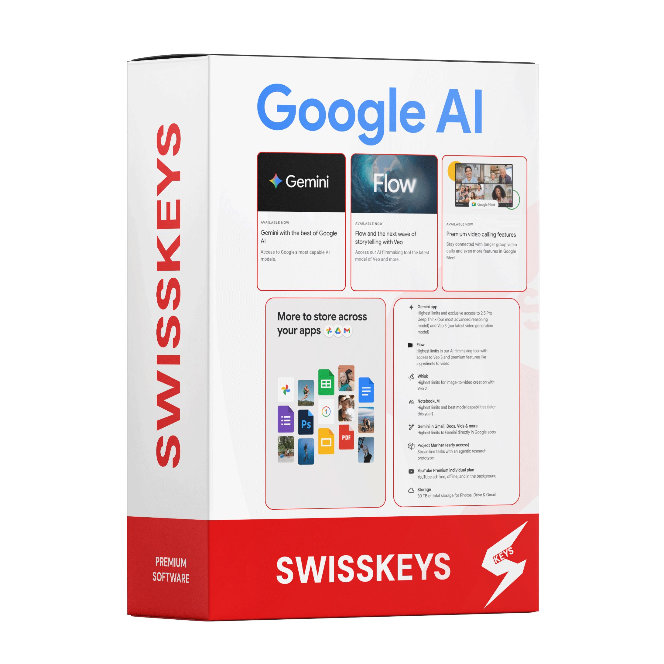 Google AI Pro/Ultra / Gemini Pro / Veo3 / Google One 2TB / Flow / Labs