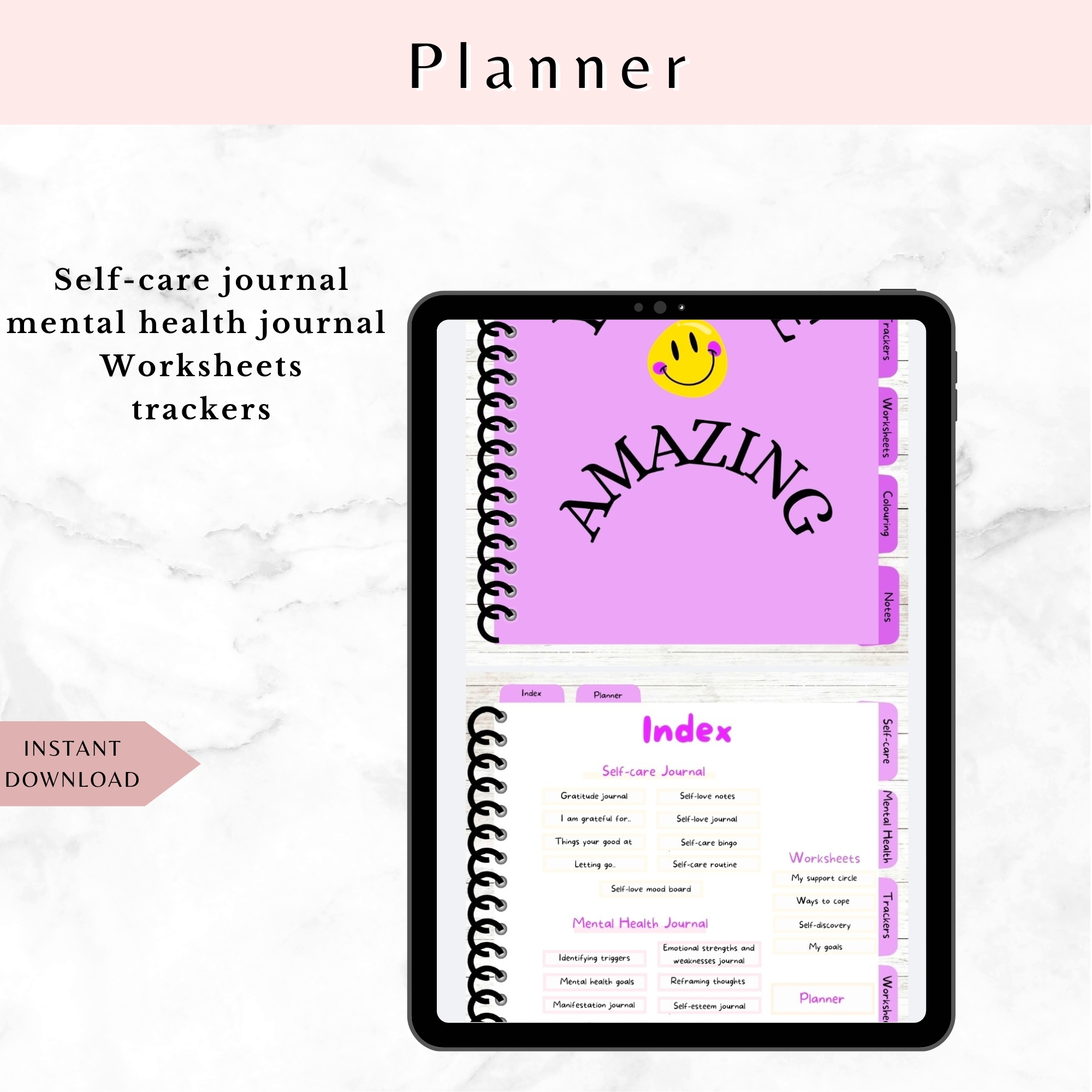 Digital Self-Care Planner