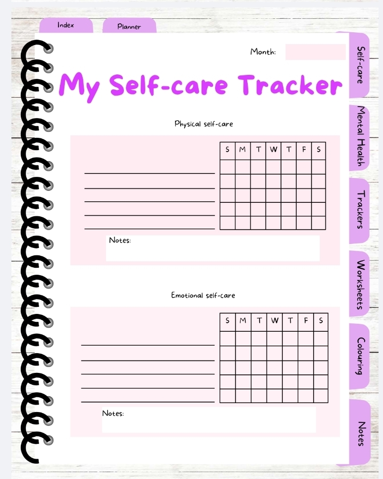 Digital Self-Care Planner