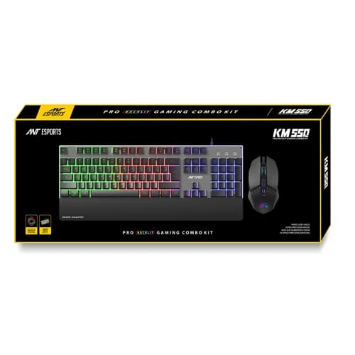 ANT Esports KM550 Pro Gaming Combo Kit
