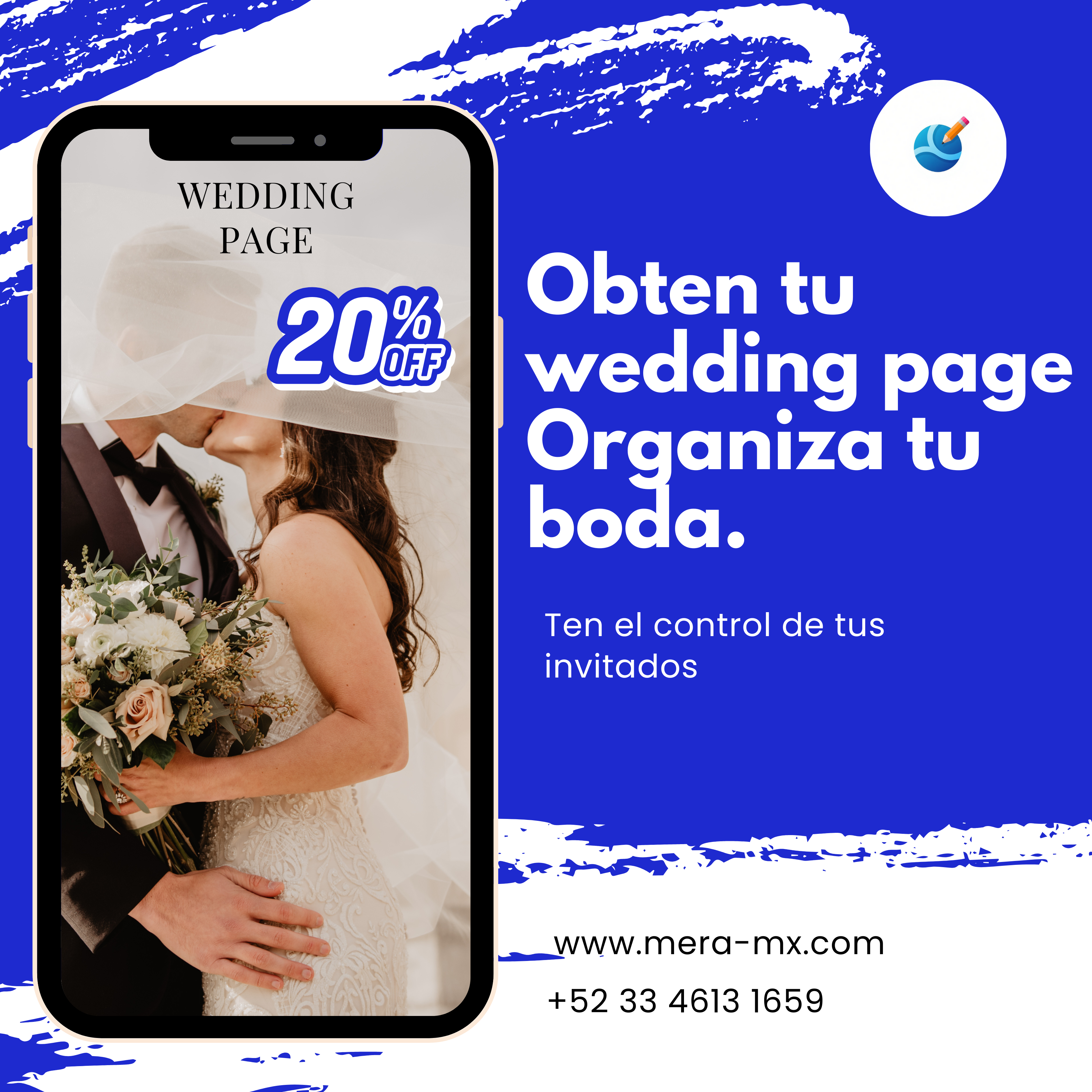 Wedding page personalizada