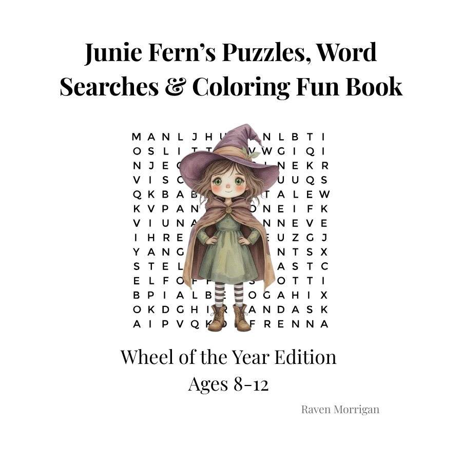 Junie Fern's Puzzles, Word Search, & Coloring Fun Book