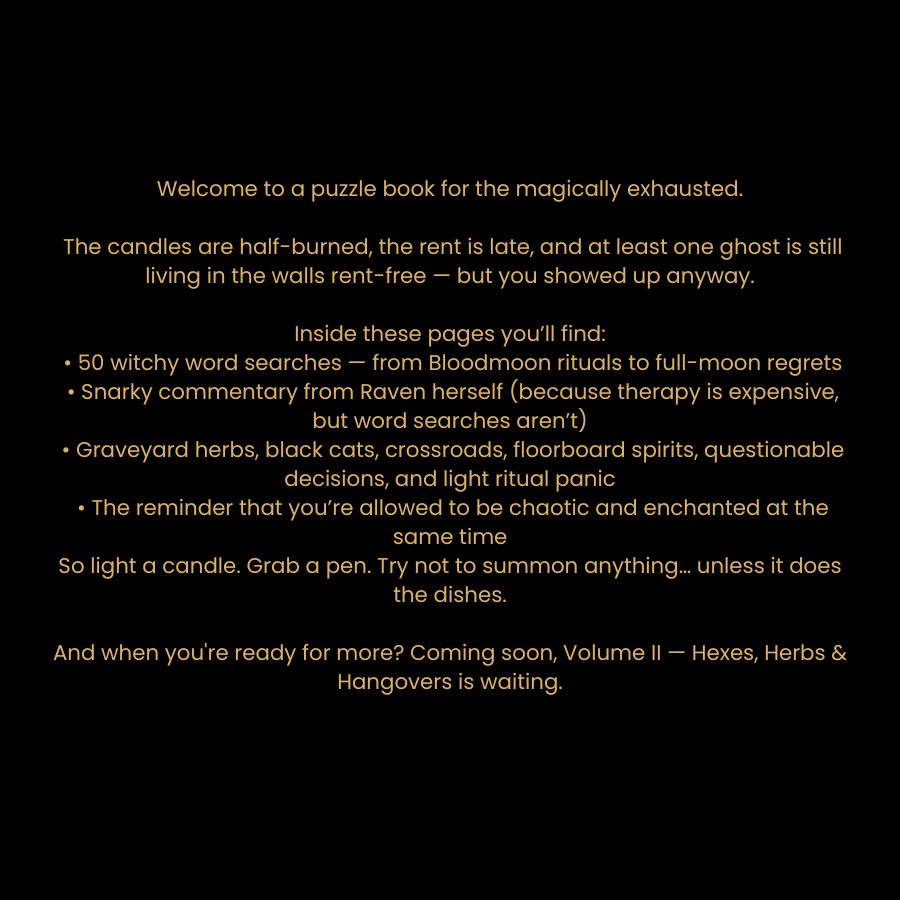 Ashes, Ink & Word Spells