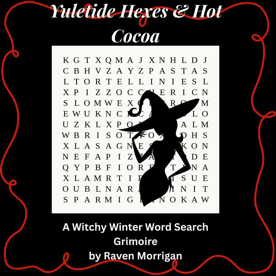 Witchmas Holiday Bundle — Word Search Grimoire + Hexes & Hot Cocoa 
