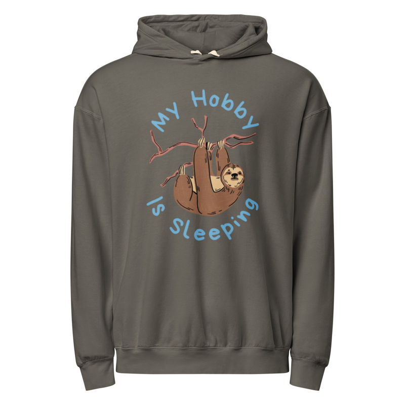 Unisex garment-dyed lightweight MY HOBBY Hoodies