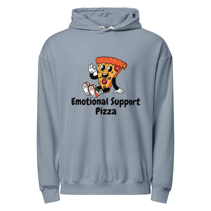 Unisex EMOTIONAL SUPPORT PIZZA Lightweight Hoodies
