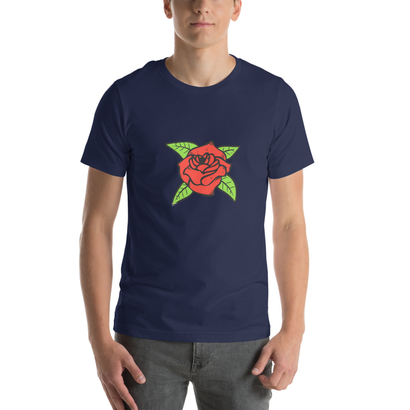 Unisex RED ROSE t-shirt