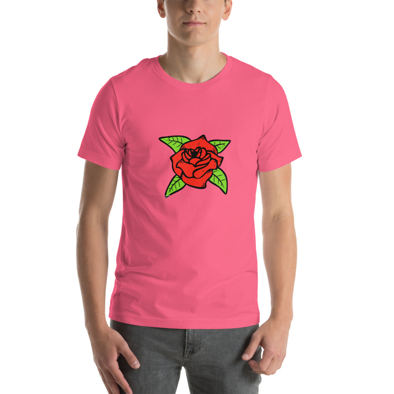 Unisex RED ROSE t-shirt