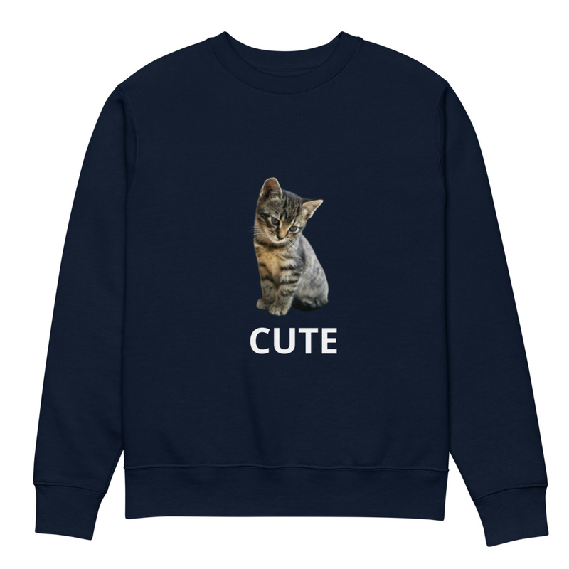 Unisex Eco Sweatshirt – Sustainable Comfort with Timeless Style.