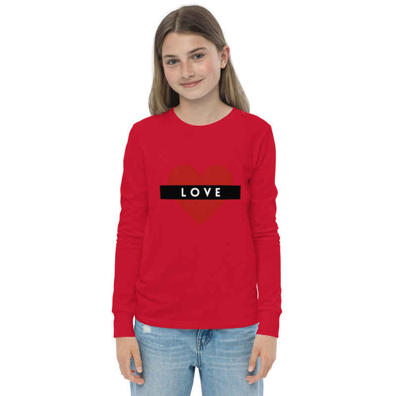 Youth long sleeve LOVE TEES
